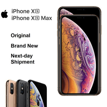 Original New iPhone Xs/Xs Max 4G LTE FaceID All Screen 5.8/6.5" OLED Super Retina Dispay IOS Smart Phone IP68 Waterproof Mi