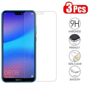 3-1Pcs/lot Full Tempered Glass For Huawei P20 Lite Screen Protector  Glass For Huawei P20 P20 Pro P30 Honor 8 9 10 Lite Honor 8X