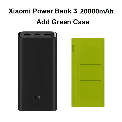 2019 NEW Xiaomi Power Bank 3 20000mAh Mi Powerbank USB-C 45W Portable Charger Dual USB Powerbank for Laptop Smartphone PLM07ZM