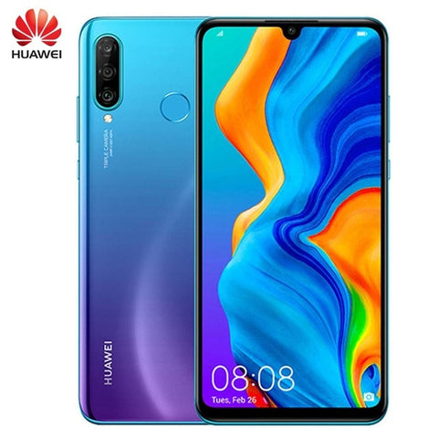 Global Version Original HUAWEI P30 Lite Nova 4e 4G Smartphone 4G 128G 6.15 inch Android 9.0 Kirin 710 Octa Core 24MP CellPhone