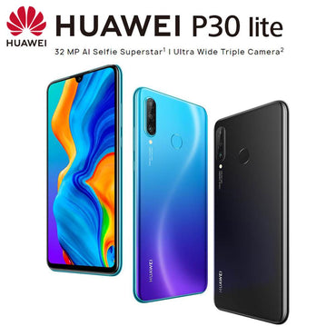 Global Version Original HUAWEI P30 Lite Nova 4e Smartphone 4G 128G 6.15" Full Screen Android 9.0 Kirin 710 Octa Core 4*Cameras