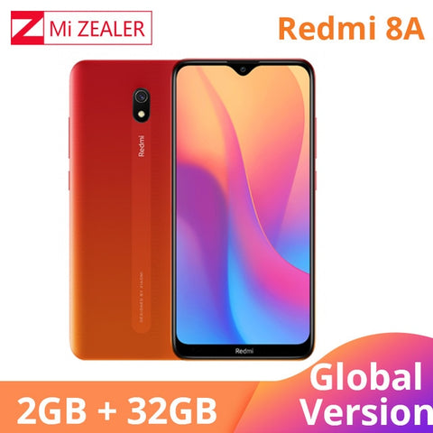 Original Global Version Xiaomi Redmi 8A 2GB RAM 32GB ROM Snapdragon 439 12MP Camera 5000mAh Battery Smartphone Octa cellhphone