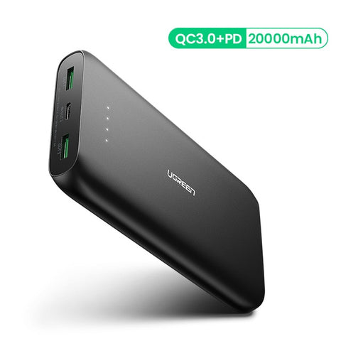 Ugreen Power Bank 20000mAh Fast Phone Charger Quick Charge 4.0 QC3.0 Portable External Battery for iPhone 11 XiaoMi PD Powerbank