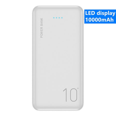 FLOVEME Power Bank 20000mAh Double USB Phone charger External Battery Portable Charger Bateria Externa smart Power Bank 10000mah