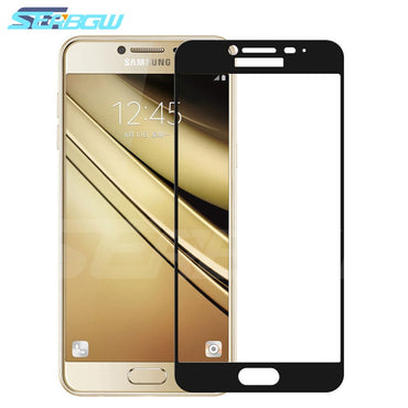 9D Full Cover Protective Glass on the For Samsung Galaxy A3 A5 A7 J3 J5 J7 2016 2017 S7 Tempered Screen Protector Glass Film