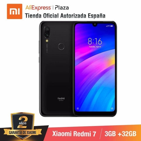 [Global Version for Spain] Xiaomi Redmi 7 (Memoria interna de 32GB, RAM de 3GB, Bateria de 4000mah) Smartphone