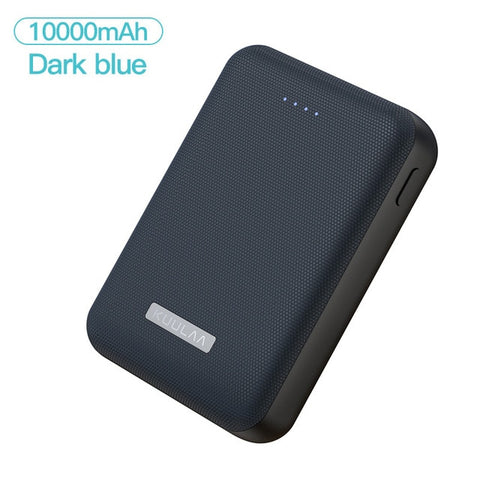 KUULAA Power Bank 10000mAh Portable Charge Pover Bank 10000 mAh Dual USB Mini External Battery Charger For Xiaomi Mi 8 PoverBank