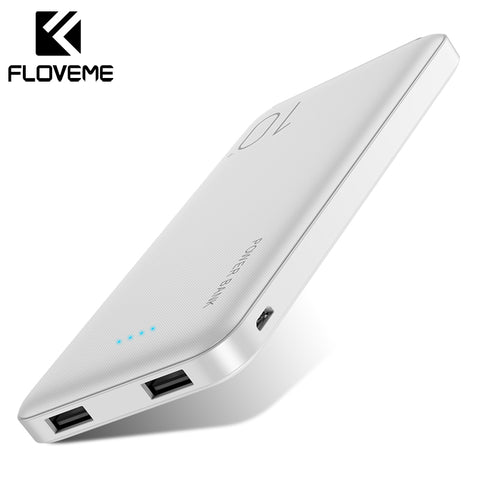 FLOVEME 10000mAh Power Bank For Xiaomi External Battery Portable Charger Double USB Mi Powerbank Poverbank Bateria Externa Movil