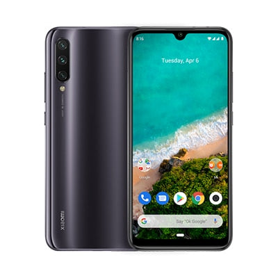 Xiaomi Mi A3 Smartphone (4GB RAM, 64GB ROM, phone mobile, free, new, cheap, battery 4030 mAh, Andriod one) [Global Version]