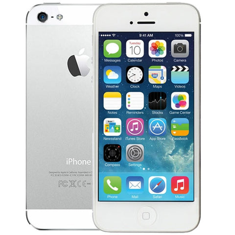 Original Apple iPhone 5 16G ROM WCDMA Mobile phone Dual-core 1G RAM 4.0" 8MP Camera WIFI GPS IOS 7-IOS 9 Optional Smart Phone