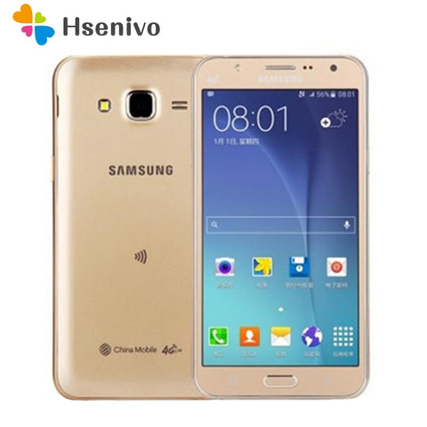 100% Original Samsung Galaxy J7 Unlocked Mobile Phone 5.5 inch Octa-core 13.0MP 1.5GB RAM 16GB ROM 4G LTE Cell phone refurbished