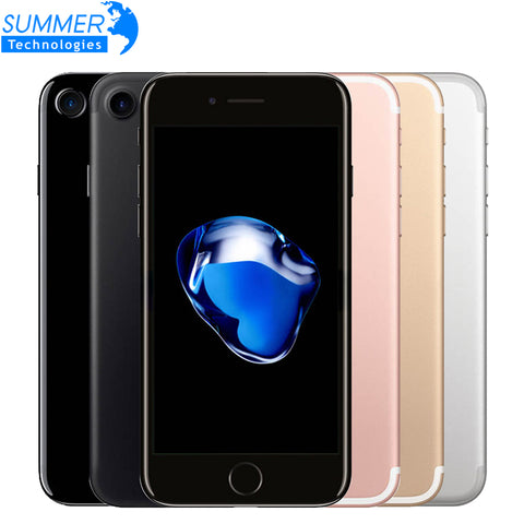 Original Apple iPhone 7 4G LTE Mobile phone Quad Core 2GB RAM 32G/128/256GB IOS  12.0MP Fingerprint  Cell Phones