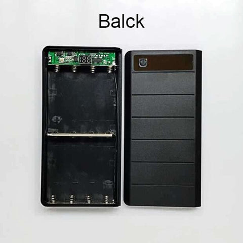 Free Welding Digital Mobile Power Bank DIY Kits 8*18650 Battery Box Case + 5V 1A 2A Charging Circuit Board Charger Module