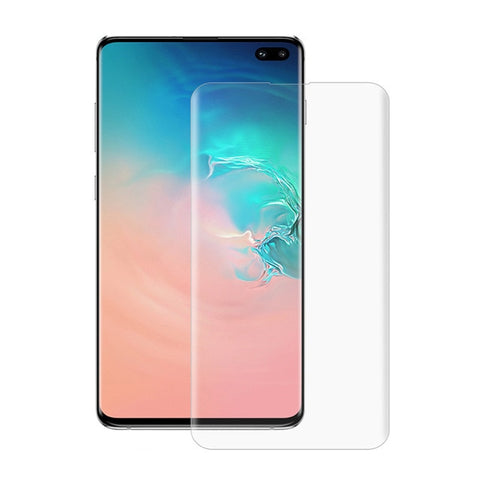 9D Full Cover Film on For Samsung Galaxy S10 S10E S10 Plus Screen Protector Hydrogel Front Film + Back Film + Camera Lens Glass