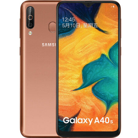 Samsung Galaxy A40s 4G LTE Android Smartphone 6.4 Inch Octa Core 6GB 64GB 5000mAh Super-fast charging Face unlock Mobile phone