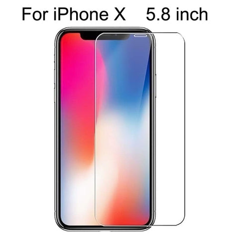 10Pcs Tempered Glass For iPhone X XS MAX XR 4 4s 5 5s SE 5c Screen Protective Film For iPhone 6 6s 7 8 Plus X 11 Glass Protector